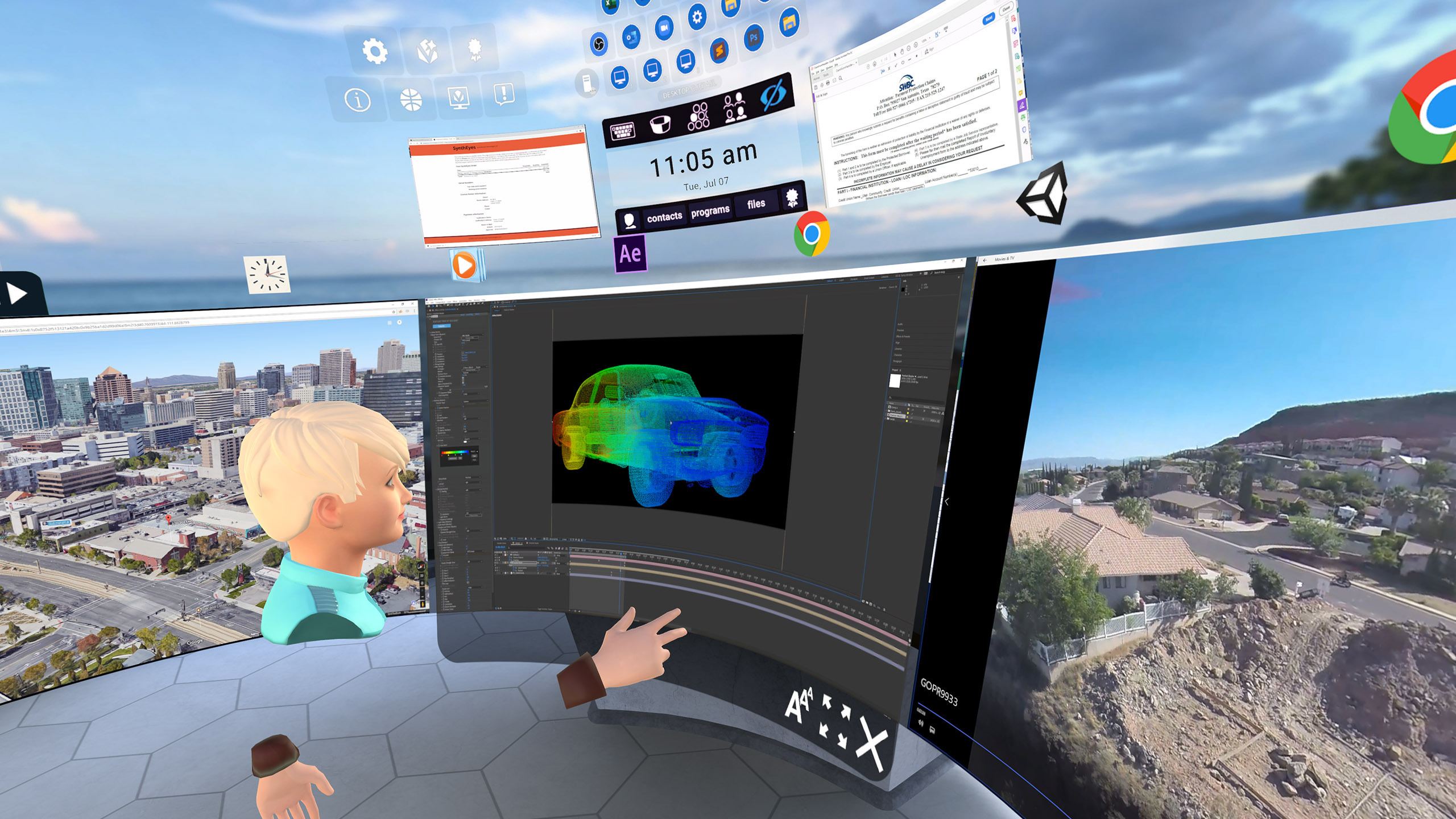 Hand tracking image